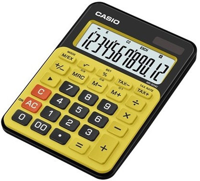 

Casio MS-20NC-BYW Basic Calculator(12 Digit), Yellow