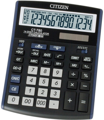

Citizen CT-780 CT_780 Calculator Basic Calculator(14 Digit)