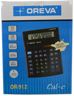 

Oreva Or-912 Basic Calculator(14 Digit), Black