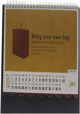 

Gathbandhan Table Calendar 1 2017 Table Calendar(Multi colour, Change Globle Climate Change)
