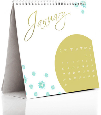 

Printelligent CALENDAR_4 2016 Table Calendar(Multicolor, Colors of India)