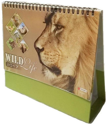 

Indigo Creatives 2017 Home Office Table Top Calendar - Wild Life 2017 Table Calendar(Multicolor, India)