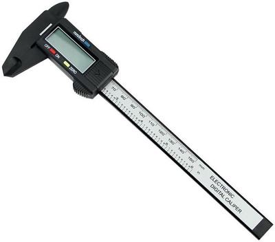 VTECH Carbon Fiber Composite 6 inch 150 mm Vernier Digital Electronic Ruler Digital Caliper(150 mm)