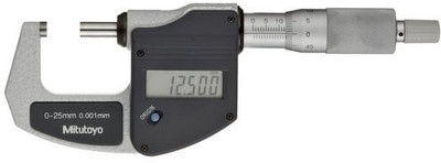 

Mitutoyo DIGIMATIC MICROMETER 0-25MM X 0.001MM WITH INSPECTION CERTIFICATE 293-821 Micrometer Caliper(0-25MM mm)