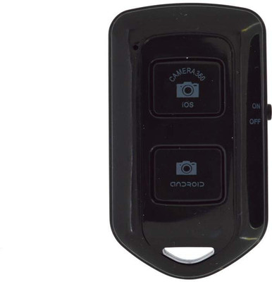 

Mobilegear Selfie Lover Premium Bluetooth Shutter (Clicker) for iPhone & Android Mobiles Camera Remote Control(Black)