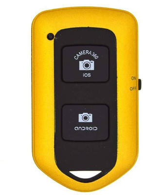 

Mobilegear Selfie Lover Premium Bluetooth Shutter (Clicker) for iPhone & Android Mobiles Camera Remote Control(Gold)