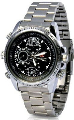 View Autosity Detective Survilliance Stylish Chain Wrist Watch HD Camera Spy Camcorder(Black) Price Online(Autosity)