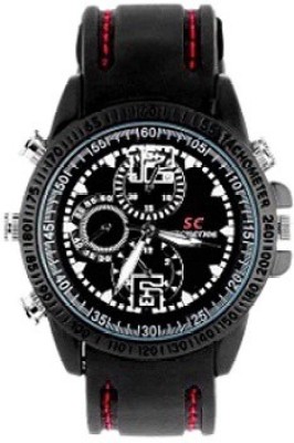 View Autosity Detective Survilliance Spy Camera Watch Clock Spy Product Camcorder(Black)  Price Online