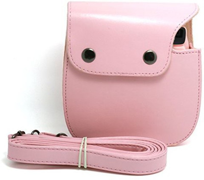 

Woodmin Fuji instax mini 8 case Camera Bag(Pink)