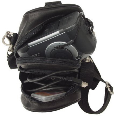 

Piel Leather 2501 Camera Bag(Black)
