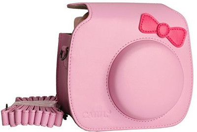 

CAIUL Fashion Instax Mini 8/ 8+ Case with Bow-knot Camera Bag(Pink)