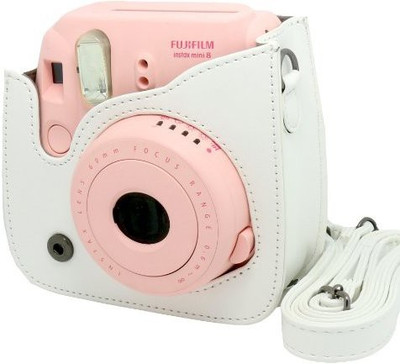

Caiul Fuji instax mini 8 case Camera Bag(White)