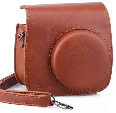 

Caiul Fuji instax mini 8 case Camera Bag(Brown)