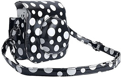 

Katia Beni Fujifilm Instax Mini 8 Case Camera Bag(Black/ Big White Dots)