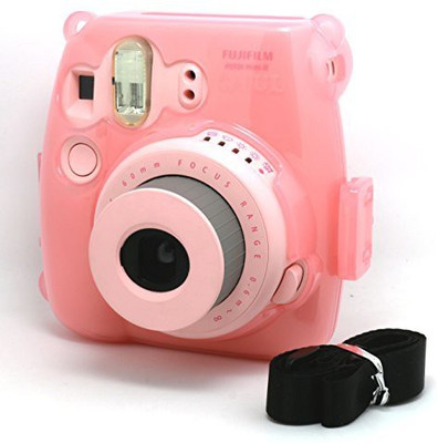 

Caiul Fuji instax mini 8 case Camera Bag(Pink)
