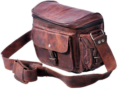 

Pranjals House DSLR leather Camera Bag(Multicolor)
