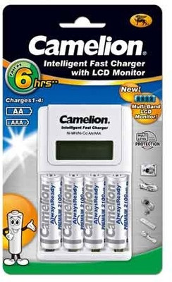 

Camelion BC-1012-4H21AR Intelligent Fast Charger Camera Battery Charger