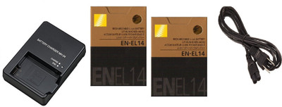 HAWK Nikon EN EL14 Camera Battery Charger Black