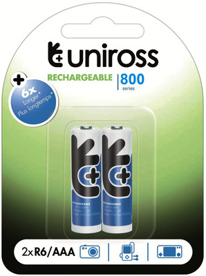 

UNIROSS NIMH800AAABP2 Camera Battery Charger(Blue)