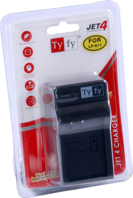 Tyfy LP E17 Jet 4 Camera Battery Charger(Black)