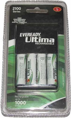 

Eveready 2100 Series With 4AAx2100mAh Camera Battery Charger(Black)