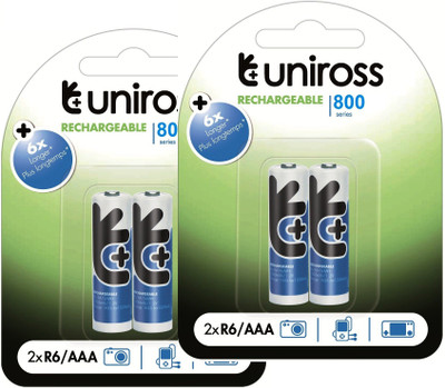 Uniross BP4 NIMH800AAA Camera Battery Charger Blue Uniross Battery chargers