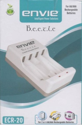 

Envie Envie Beetle Charger ECR-20 Camera Battery Charger Camera Battery Charger(White)