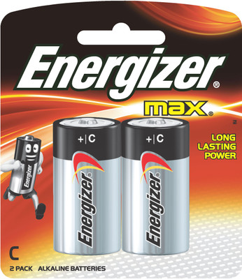 

Energizer Max Alkaline Battery E93BP2 C Size - 2 Pack Camera Battery Charger