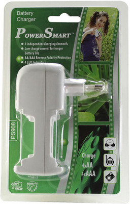

Power Smart Battery Charger for AA/AAA (Ni-MH,Ni-Cd) Batteries Camera Battery Charger