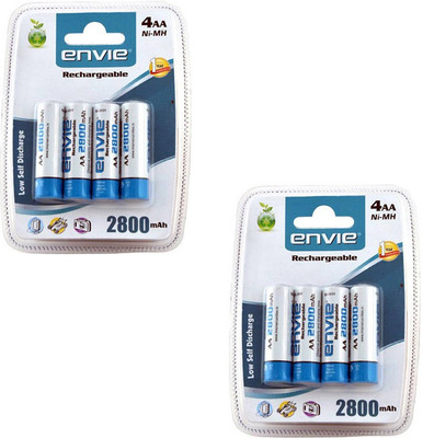 

Envie 4PL-2800Mah|Pack of 2| Camera Ni-MH Battery(Yes)