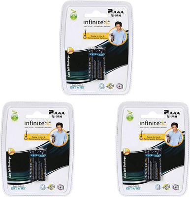 

Envie 2PL-1100Mah|Pack of 3| Camera Ni-MH Battery(Yes)