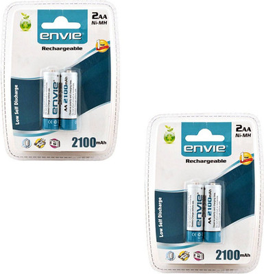 Envie 2PL-2100Mah|Pack of 2| Camera Ni-MH Battery(Yes)