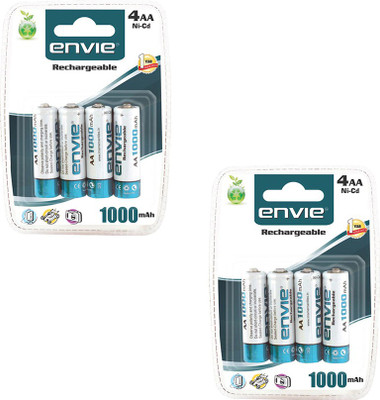 Envie 4PL-1000Mah|Pack of 2| Camera Ni-Cd Battery(Yes)