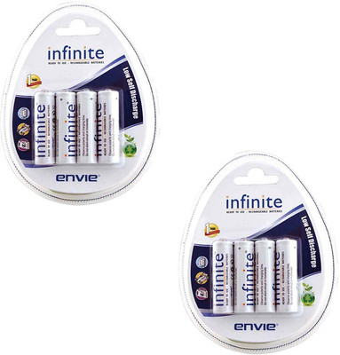 

Envie 4PL-2100Mah|Pack of 2| Camera Ni-MH Battery(Yes)