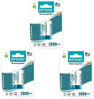 

Envie 2PL-2800Mah|Pack of 3| Camera Ni-MH Battery(Yes)