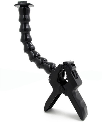 

Mobilegear Bendable Neck Jaw Clamp Camera Mount(Black)