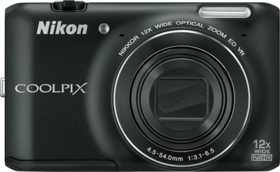 

Nikon S6400 Point & Shoot Camera(Black)