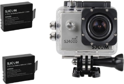 SJCAM 4000wifi_12 Sjcam sj4000 Wifi black + 2Battery Sports & Action Camera(Black)   Camera  (SJCAM)