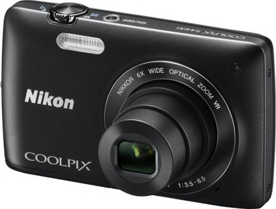 

Nikon S4400 Point & Shoot Camera(Black)