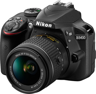 

Nikon D3400 DSLR Camera (Body only) (16 GB SD Card + Camera Bag)(Black)