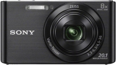 Sony CyberShot DSC-W830/BC/IN5(20.1 MP, 8 Optical Zoom, 32x Digital Zoom, Black)