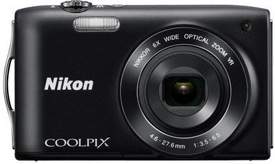 

Nikon S3300 Point & Shoot Camera(Black)