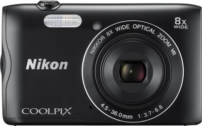 Nikon Coolpix A300 Point & Shoot Camera(Black)   Camera  (Nikon)