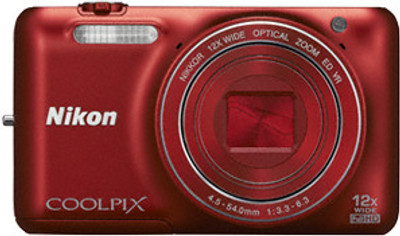 

Nikon S 6600 Point & Shoot Camera(Red)