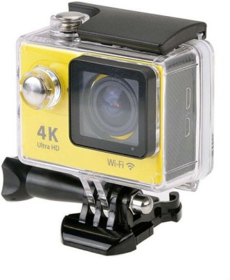 Shrih Ultra HD 4K WIFI Dual Screen Waterproof Body Only Sports & Action Camera(Yellow)   Camera  (Shrih)