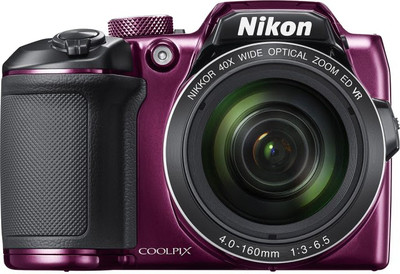 Nikon COOLPIX B500(16 MP, 40x Optical Zoom, 4x Digital Zoom, Purple)