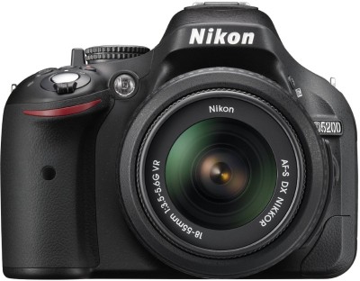 Nikon D5200 DSLR Camera (Body with AF-S DX NIKKOR 18-55 mm F/3.5-5.6G VR II Lens)(Black)
