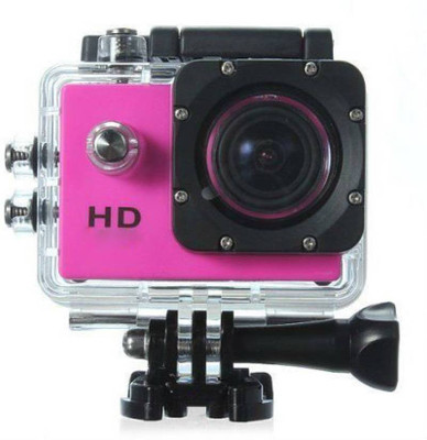 View Feleez Mini Waterproof DV 1080P30 & 720p Video Body Only Sports & Action Camera(Pink, Black)  Price Online