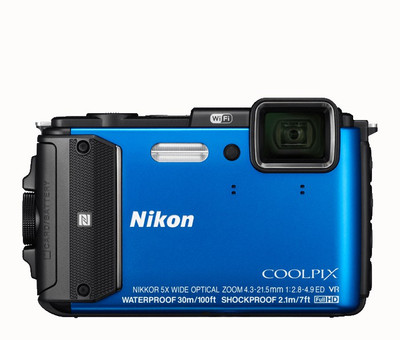 

Nikon AW130 Point & Shoot Camera(Blue)