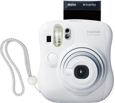 View Fujifilm Instax Mini 25+ Instax Flim Roll Pack of 10 Instant Camera(White)  Price Online